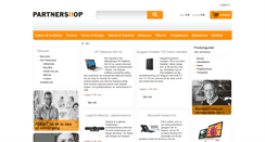 Desktop Screenshot of partnershop.se